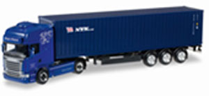 (HO) スカニア R TL コンテナセミトレーラー `Jurgen Schmid Transporte/NYK` (鉄道模型)