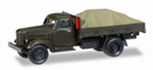 (HO) ZIL ピックアップトラック ソビエト軍 荷台キャンバス (鉄道模型)