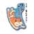 Isobe Isobee Monogatari Die-cut Sticker 4 Dog (Chew) (Anime Toy) Item picture1