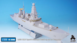Photo-Etched Parts for U.K. Type 45 Destroyer (for TR) (Plastic model)