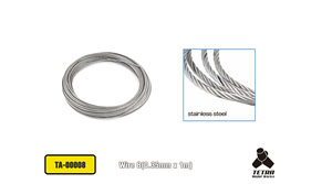 Stainless Wire 0.35mm x 1m (Plastic model)