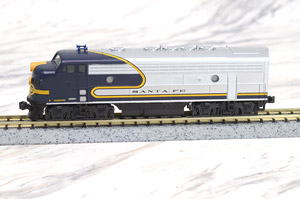 EMD F7A AT&SF `Bluebonnet` #332 ★外国形モデル (鉄道模型)
