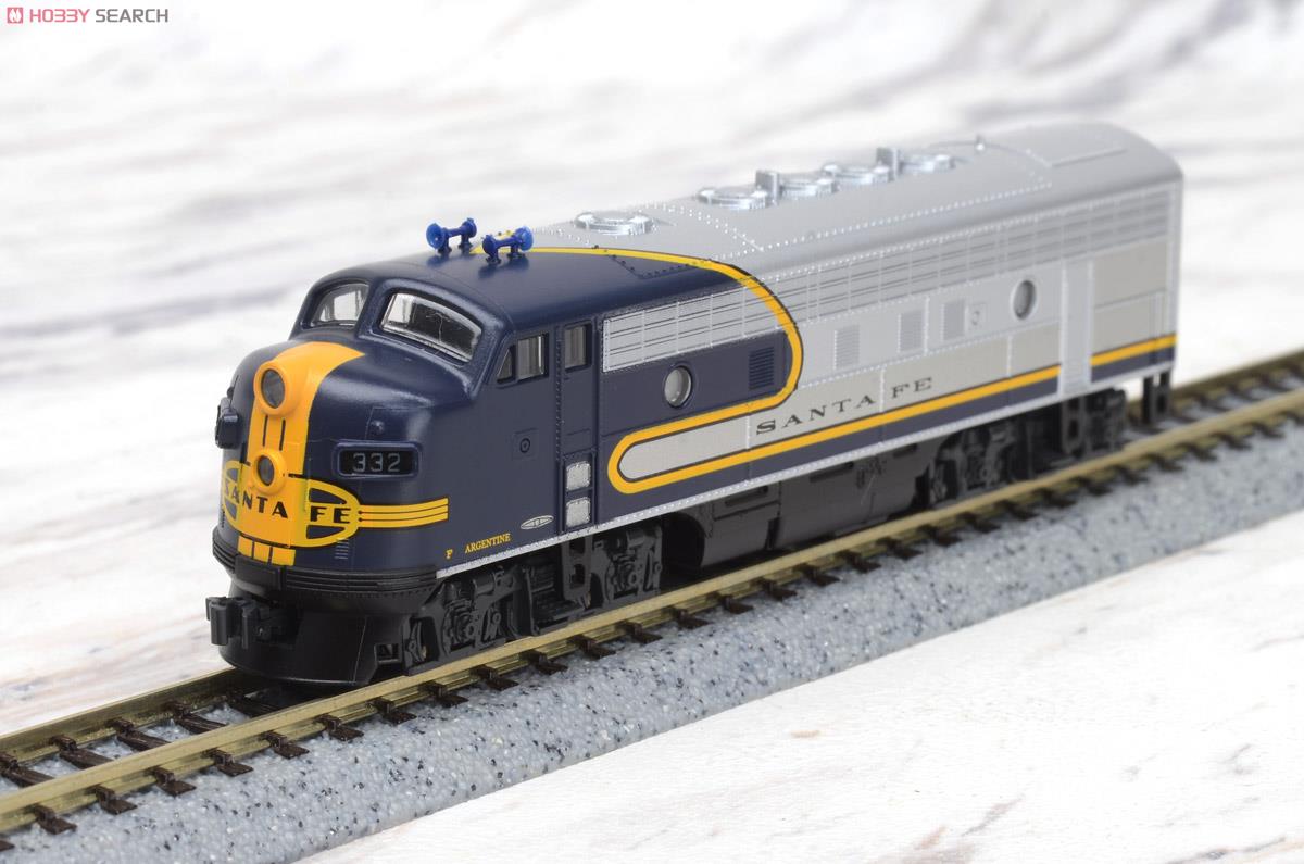 EMD F7A AT&SF `Bluebonnet` #332 ★外国形モデル (鉄道模型) 商品画像1