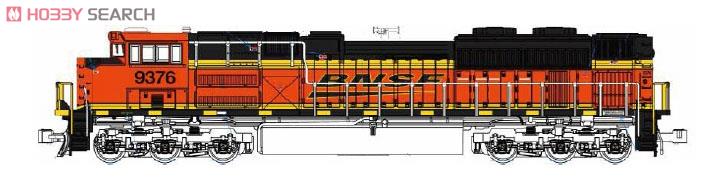 EMD SD70ACe BNSF Swoosh #9376 ★外国形モデル (鉄道模型) その他の画像1
