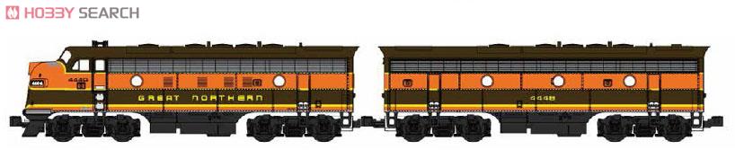 EMD F7A/B 2 Locomotive Set `Great Northern` (#444A + #444B) (2両セット) ★外国形モデル (鉄道模型) その他の画像1