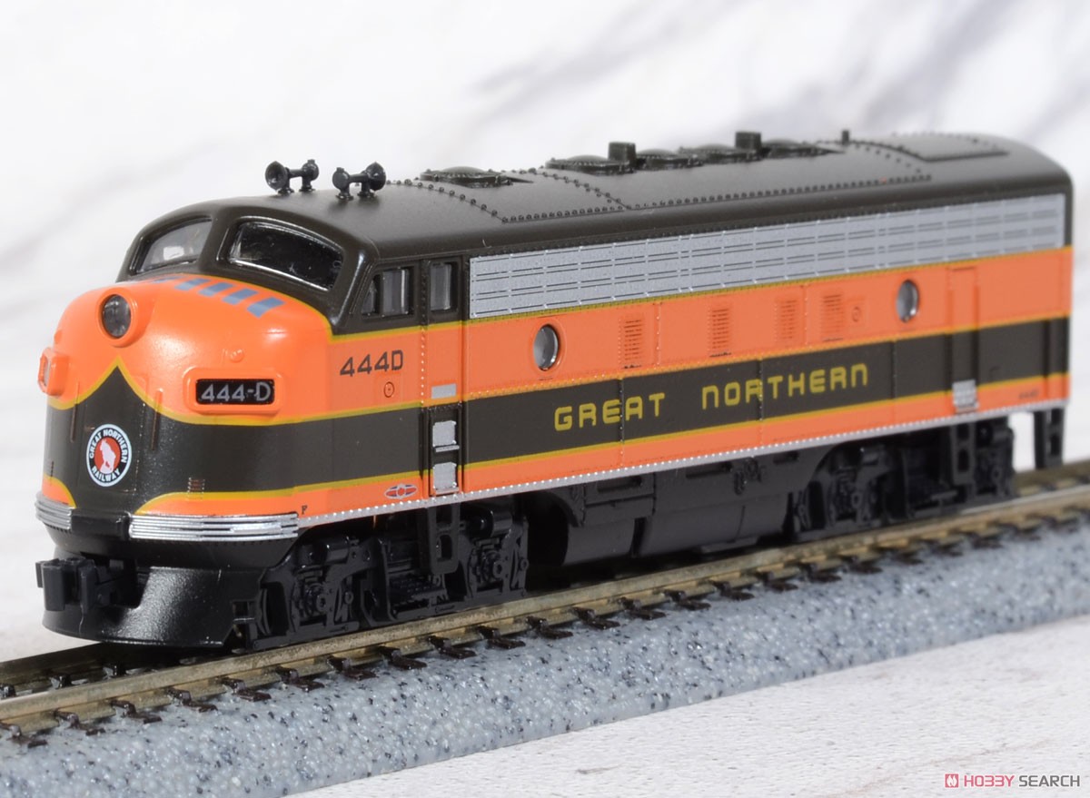 EMD F7A/B 2 Locomotive Set Great Northern #444D, #444C (2両セット) ★外国形モデル (鉄道模型) 商品画像2