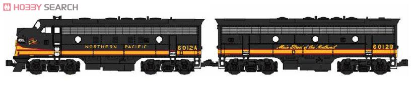 EMD F7A/B `Northern Pacific` (#6012A + #6012B) (2両セット) ★外国形モデル (鉄道模型) その他の画像1