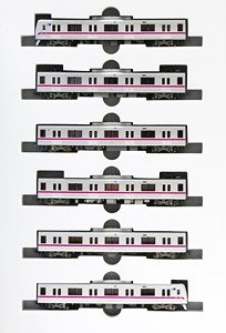 Tokyo Metro Series 08 Hanzomon Line (Basic 6-Car Set) (Model Train)