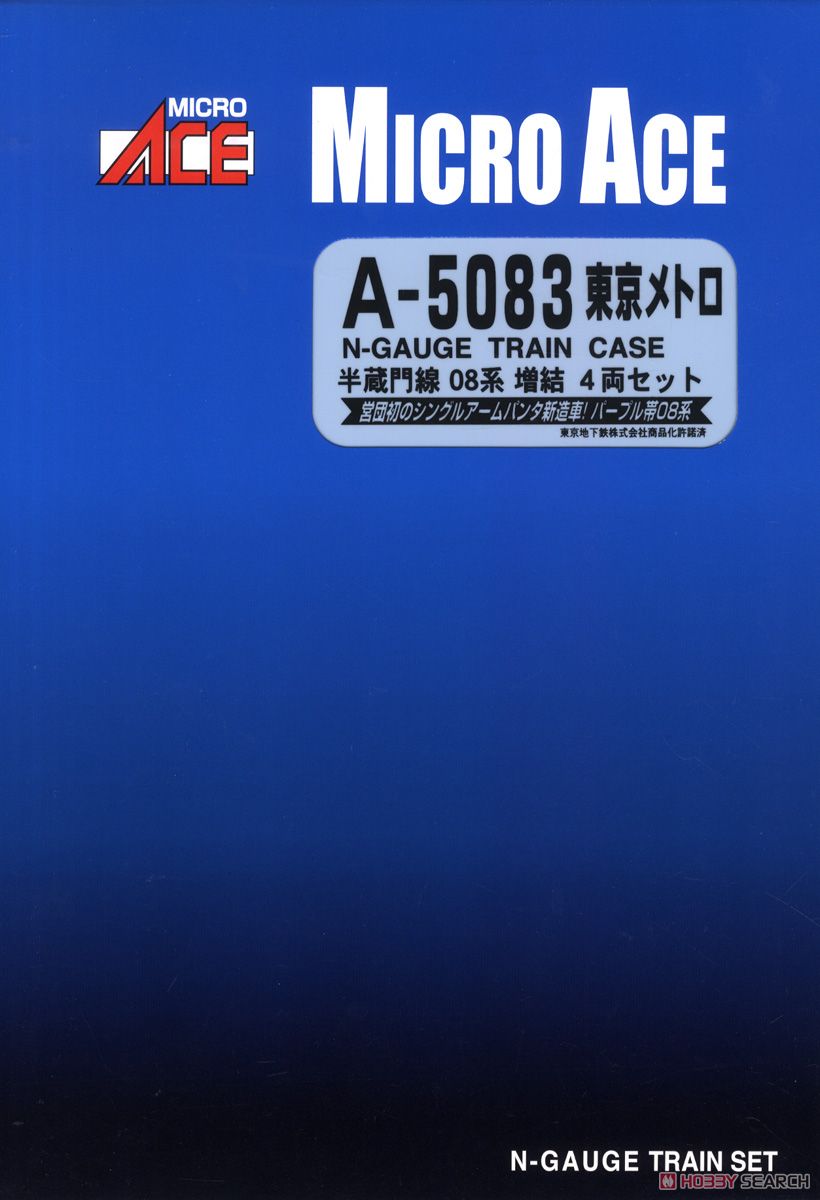 東京メトロ 半蔵門線 08系 (増結・4両セット) (鉄道模型) パッケージ1