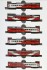 Izukyu Series 200 Red Formation (6-Car Set) (Model Train) 商品画像1 Thumbnail