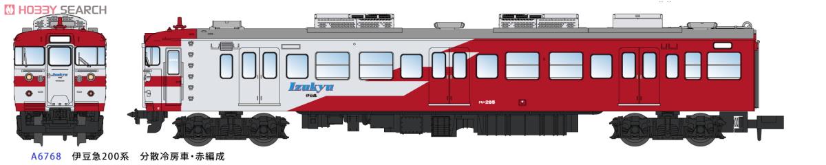 Izukyu Series 200 Red Formation (6-Car Set) (Model Train) その他の画像1