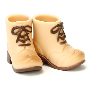 Short Boots for 11cm Body (Worm Beige) (Fashion Doll)