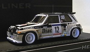 Renault 5 MAXI turbo (#12) 1985 Tour de Corse (ミニカー)