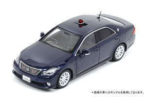 トヨタ クラウン (GRS202) 2014 大阪府警察高速道路交通警察隊車両 (紺) (ミニカー)