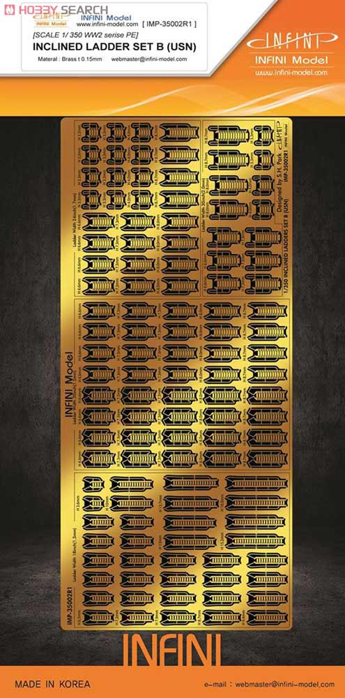 Photo Etched Parts for WWII U.S. Navy Ladder (Plastic model) パッケージ1