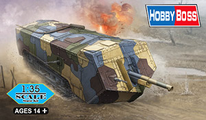 French Saint-Chamond Heavy Tank - Medium (Plastic model)