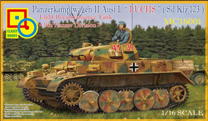Panzerkampfwagen II Aust L `Luchs` (Sd kfz 123) Light Reconnaissance Tank 9th Panzer Division (Plastic model)