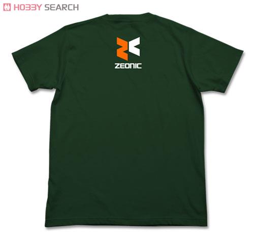 Mobile Suit Gundam Zeonic T-shirt Ivy Green S (Anime Toy) 商品画像2