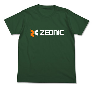 Mobile Suit Gundam Zeonic T-shirt Ivy Green M (Anime Toy)