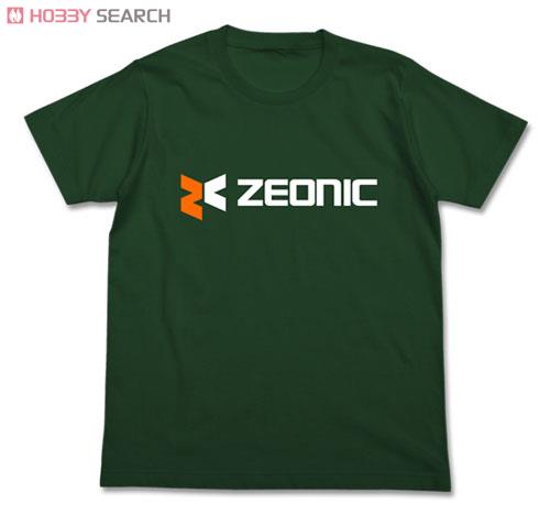 Mobile Suit Gundam Zeonic T-shirt Ivy Green XL (Anime Toy) 商品画像1