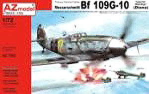 Bf-109G-10 (Diana) Special Marking (Hungary/Czecho/Yugoslavia) (Plastic model)
