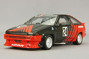 トヨタ スプリンター トレノ N2仕様 1986 カスタム `ADVAN` #24 (ミニカー)
