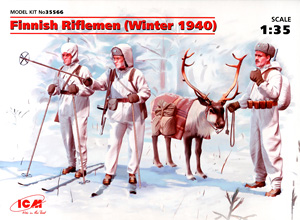 Finnish Riflemen (Winter 1940) (Plastic model)