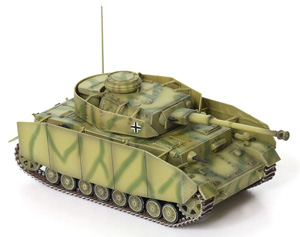 WW.II ドイツ軍 IV号戦車J型 中期生産型 1944年 西部戦線 2色迷彩仕様 (完成品AFV)
