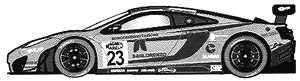 MP-412C `RacingStudio` #23 Italian GT 2015 (Decal)