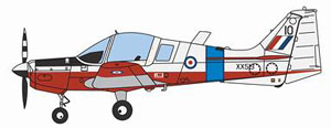 スコティッシュアビエーション ブルドッグ イギリス空軍 XX513 (完成品飛行機)