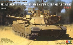 M1A2 SEP Abrams TUSK I/TUSK II/M1A1 TUSK (3 in 1) (Plastic model)