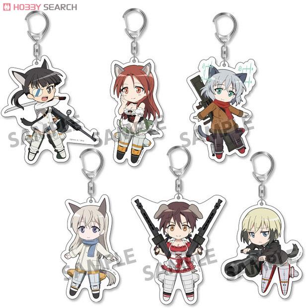 Pikuriru! Strike Witches Operation Victory Arrow Trading Acrylic Key Ring Vol.2 Set of 6 (Anime Toy) Item picture7