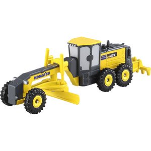 Long Type Tomica No.140 Komatsu Motor Grader GD675-6 (Tomica)