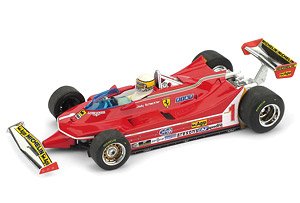 フェラーリ 312 T5 1980年アルゼンチンGP #1 Jody Scheckter ドライバー付 (ミニカー)