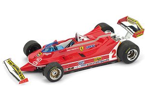 フェラーリ 312 T5 1980年ブラジルGP #2 Gilles Villeneuve (ミニカー)