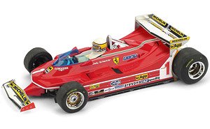 Ferrari 312 T5 1980 Monte Carlo GP #1 Jody Scheckter w/Driver Figure (Diecast Car)