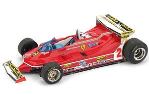 フェラーリ 312 T5 1980年モンテカルロGP #2 Gilles Villeneuve (ミニカー)