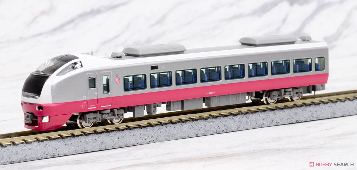 Series E653 `Fresh Hitachi/Red` Seven Car Formation Set (w/Motor) (7-Car Set) (Pre-colored Completed) (Model Train) 商品画像3