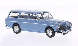 1966 volvo 220 amazone - blue-grey with brown-beige interior