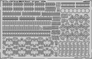 USS テキサス BB-35 pt 1 - 対空機銃 トランペッター用 (プラモデル)