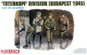 WW.II German Waffen-SS 3. SS-Panzerv-Division Totenkopf Budapest 1945 (Plastic model)