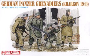 German Panzer Grenadiers (Kharkov 1943) (Plastic model)