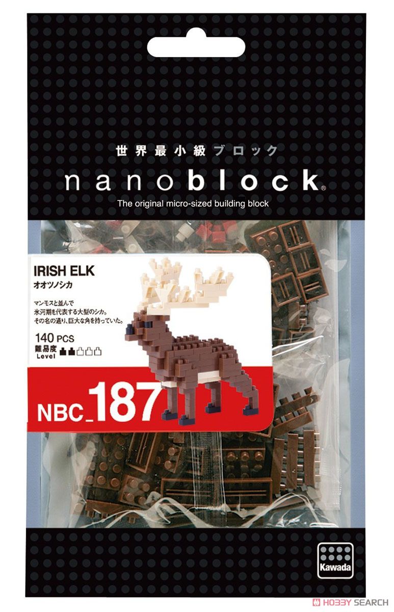Nanoblock Irish Elk (Block Toy) Package1