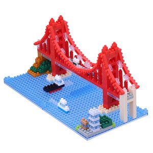 Nanoblock Golden Gate Bridge (Block Toy)