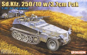 WW.II ドイツ軍 Sd.Kfz.250/10 軽装甲車 3.7cm PaK 36対戦車砲搭載型 (プラモデル)