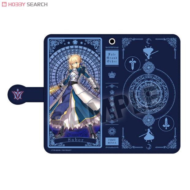 Fate/Grand Order 手帳型スマートフォンケース セイバー/アルトリア・ペンドラゴン (キャラクターグッズ) 商品画像1