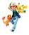 G.E.M. Series Pokemon Ash Ketchum, Pikachu, and Charmander (PVC Figure) Item picture6