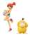 G.E.M. Series Pokemon Misty, Togepi, and Psyduck (PVC Figure) Item picture6