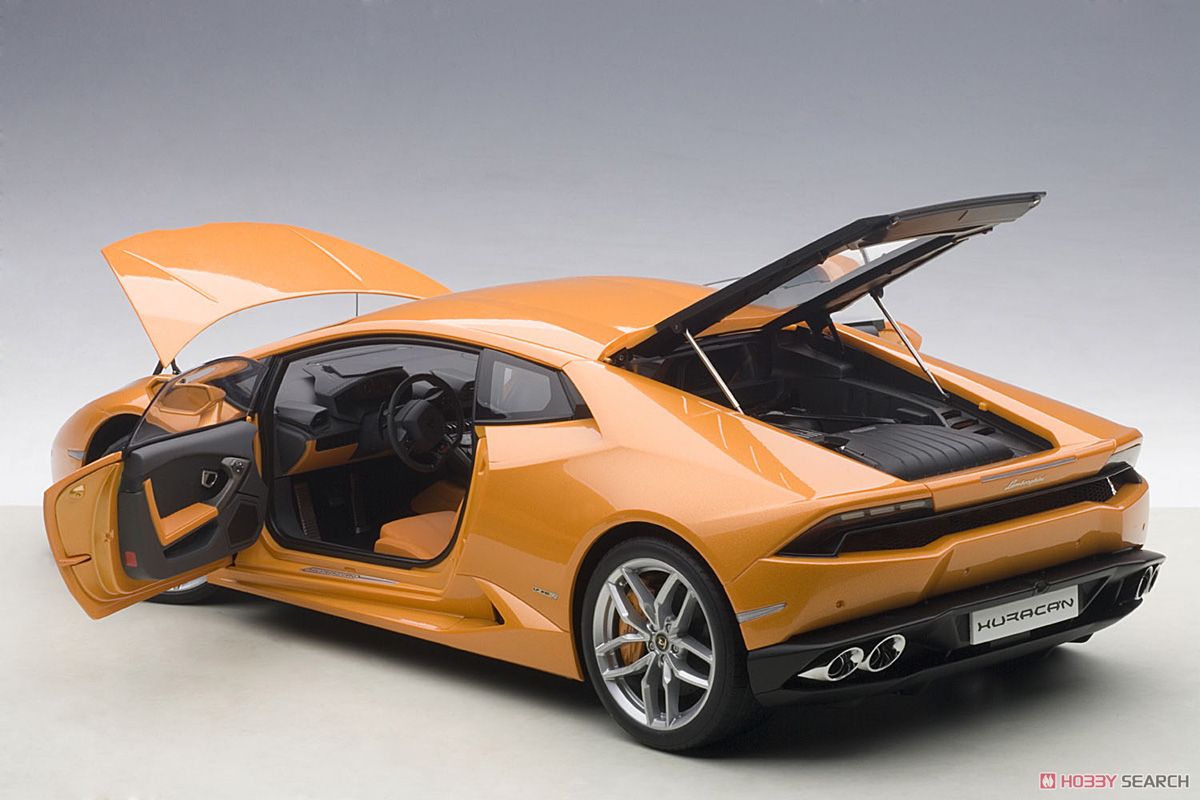 Lamborghini Huracan LP610-4 (metallic orange) (Diecast Car) Item picture10