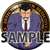 Detective Conan AR Can Badge Kogoro (Anime Toy) Item picture1